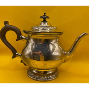 Vintage Wilcox Silver Soldered Teapot